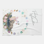 Lustig süsses Küchentuch mit Pferdebild Theedoek (Horizontaal)