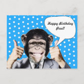 Lustige beschreibbare personalisierbare Postkarten Briefkaart (Voorkant)