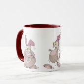 Lustige Hasen Mok (Voorkant links)