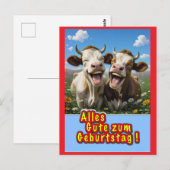 lustige kühe briefkaart (Voorkant / Achterkant)