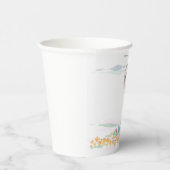 Lustige Oster-Pappbecher mit Pony und Hase Papieren Bekers (Rechts)