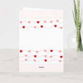 Lustige Valentinskarte mit Strichmännchen-Paar & B Kaart (Achterkant)