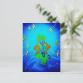 Lustige Welt Clown 2 Briefkaart (Staand voorkant)