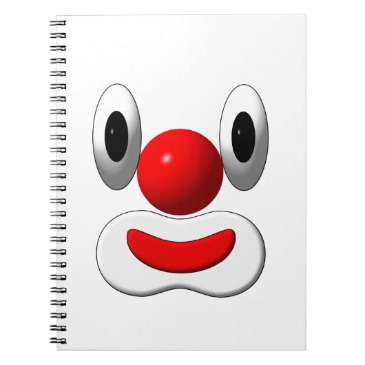 Lustiger Clown Notitieboek (Voorkant)