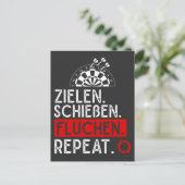 Lustiger Dart Spruch Dartscheibe Probleme Darts Mä Briefkaart (Staand voorkant)