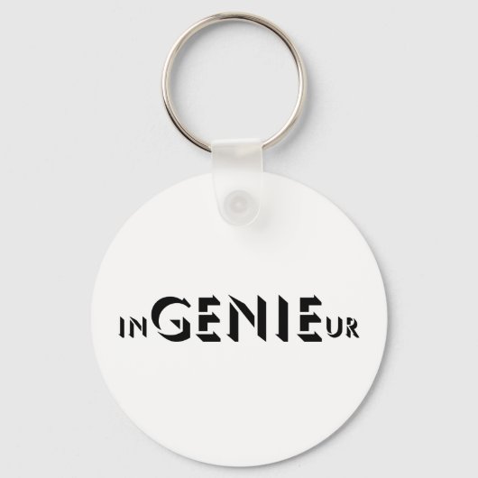 Lustiger inGENIEur Geek Sleutelhanger (Voorkant)