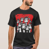 Lustiger Kuh Liebe Cartoon [00332] T-shirt (Voorkant)