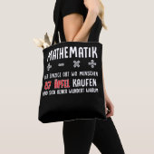 Lustiger Mathe Nerd Spruch Mathematik Schule Tote Bag (Dichtbij)