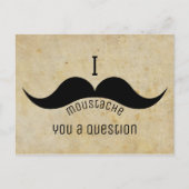 Lustiger Schnurrbart Briefkaart (Voorkant)