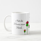 Lustiger Spruch "Schmetterling" Koffiemok (Links)