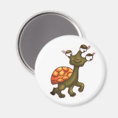 Lustiges Monster für Halloween Magneet (Voorkant / Achterkant)