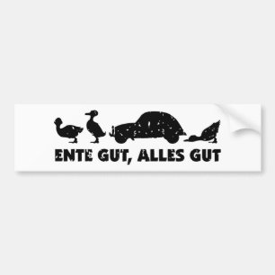 Lustiges Retro 2cv Enten Truppe Autoaufkleber Bumpersticker