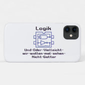 Lustiges Spaß Logikgatter mit boolescher Funktion  Case-Mate iPhone Case (Achterkant (horizontaal))