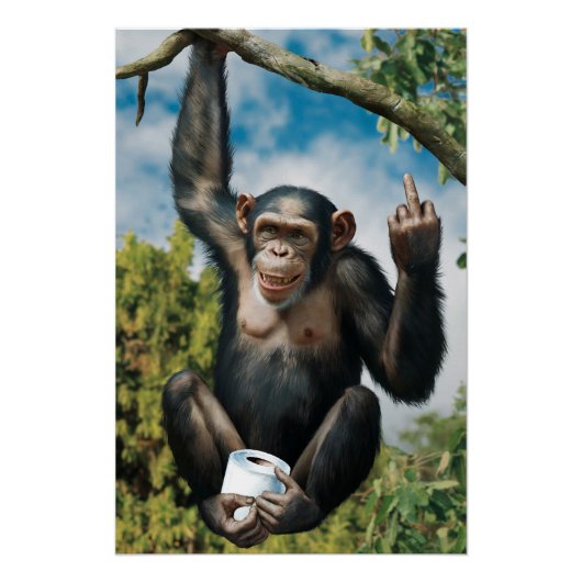 Lustiges WC Poster  (Voorkant)