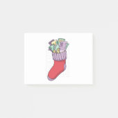 Lustiges Weihnachten Geld Socken Geschenk Post-it® Notes (Voorkant)