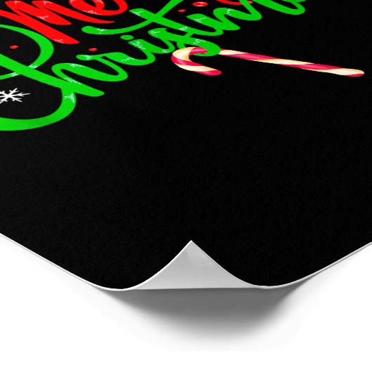 Lustiges Weihnachts Geschenke Merry Christmas Funn Poster (Hoek)