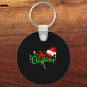 Lustiges Weihnachts Geschenke Merry Christmas Funn Sleutelhanger (Voorkant)