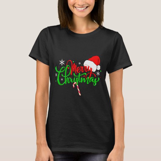 Lustiges Weihnachts Geschenke Merry Christmas Funn T-shirt (Voorkant)