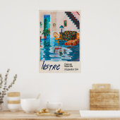 Lustre Paris Exhibit Poster Surreal Flooded Room (Keuken)