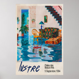 Lustre Paris Expositie Poster Surrealistische Over