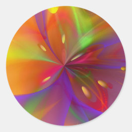 Lustrous Lily Ronde Sticker