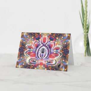 Lustrous Zen Lotus Kaart