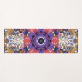 Lustrous Zen Lotus Star Kaleid Yogamat (Voorkant (horizontaal))