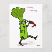 Lusty Celery Briefkaart (Voorkant)