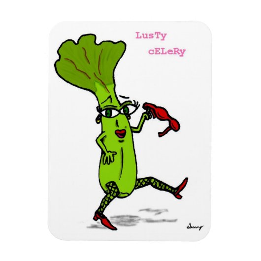 Lusty Celery Flexible Magnet Magneet (Verticaal)