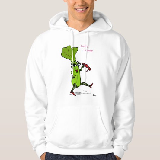 Lusty Celery Mannen Hooded Sweatshirt (Voorkant)