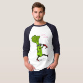 Lusty Celery Mannen Raglan T-shirt (Voorkant volledig)
