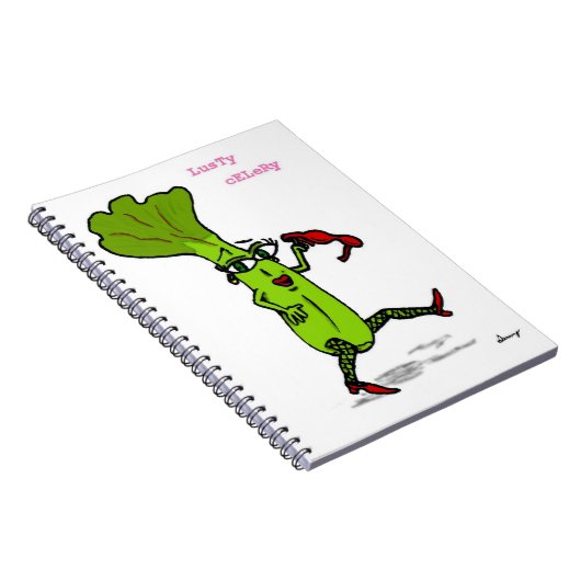 Lusty Celery Notitieboek (Rechterzijde)