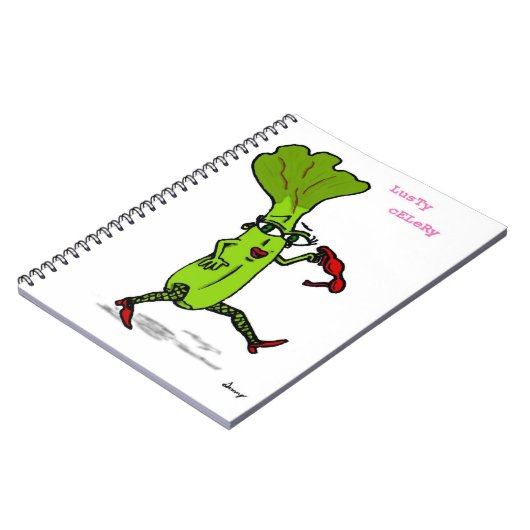 Lusty Celery Notitieboek (Linkerzijde)