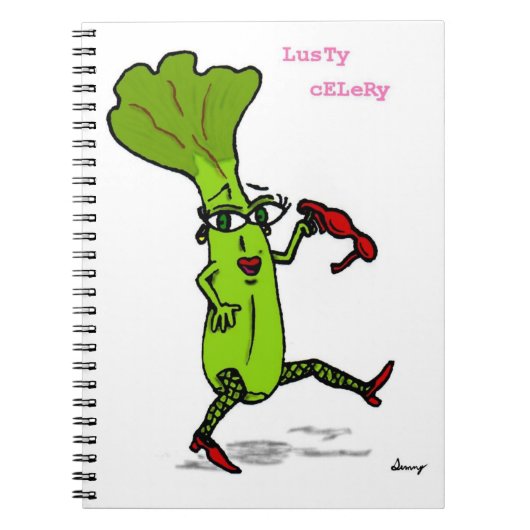 Lusty Celery Notitieboek (Voorkant)