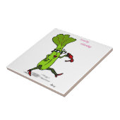 Lusty Celery Tegel Tegeltje (Zijkant)