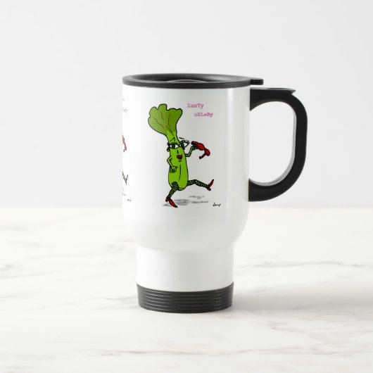 Lusty Celery Travel Mug Reisbeker (Rechts)