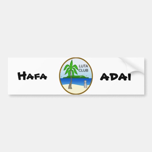 Luta Club Bumpersticker (Voorkant)