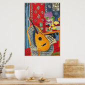 Lute & Brandy Glass Poster (Keuken)