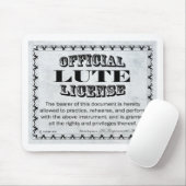 Lute-licentie Muismat (Met muis)