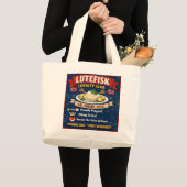 Lutefisk Loyalty Club Norwegian Tote Bag (Voorkant (product))