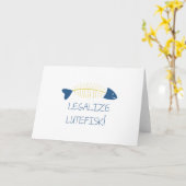 Lutefisk vissen kaart (Gele Bloem)