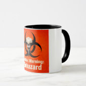Lutefisk Waarschuwing: Biohazard – Grappig Scandin Mok (Voorkant rechts)