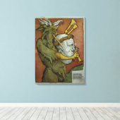 Luther als de duivelsdoedelzak, c.1535 canvas afdruk (Insitu (Houten vloer))