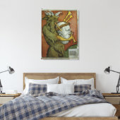 Luther als de duivelsdoedelzak, c.1535 canvas afdruk (Insitu (Slaapkamer))