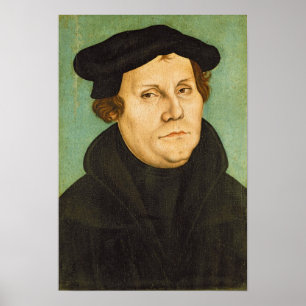 Luther als professor, 1529 poster