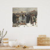 Luther brandt de Papal Bull Poster (Keuken)