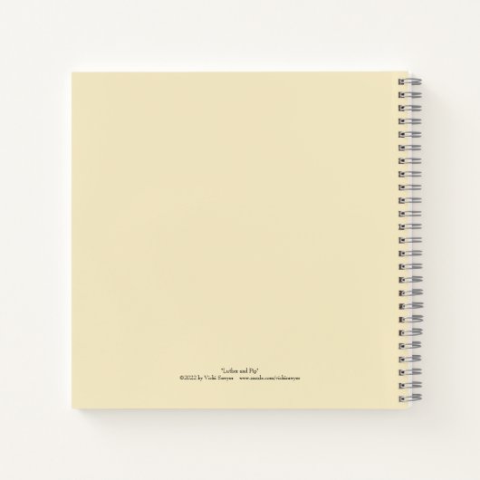Luther en Pip notitieboek (Achterkant)