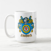 Luther Family Coat of Arms Koffiemok (Links)