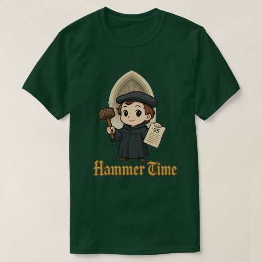 Luther Hamer Tijd T-Shirt (Design voorkant)