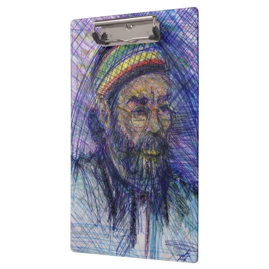 Luther Hampton Self Portrait Klembord (Links)